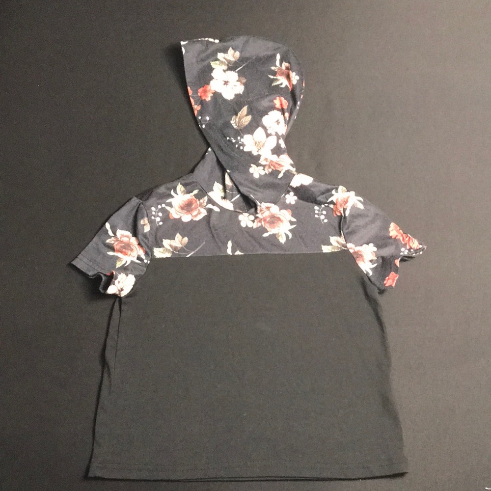 Shein Girls Shortsleeve Hoodie